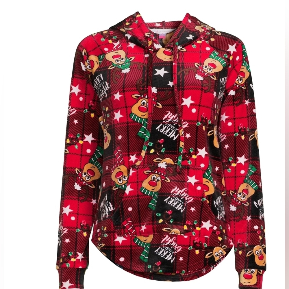 No Boundaries Red and Green Holiday Kids Shirt